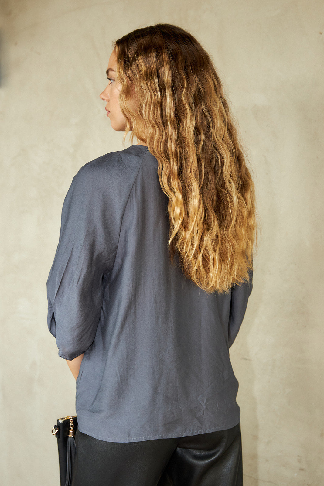 Larken Pleated Blouse