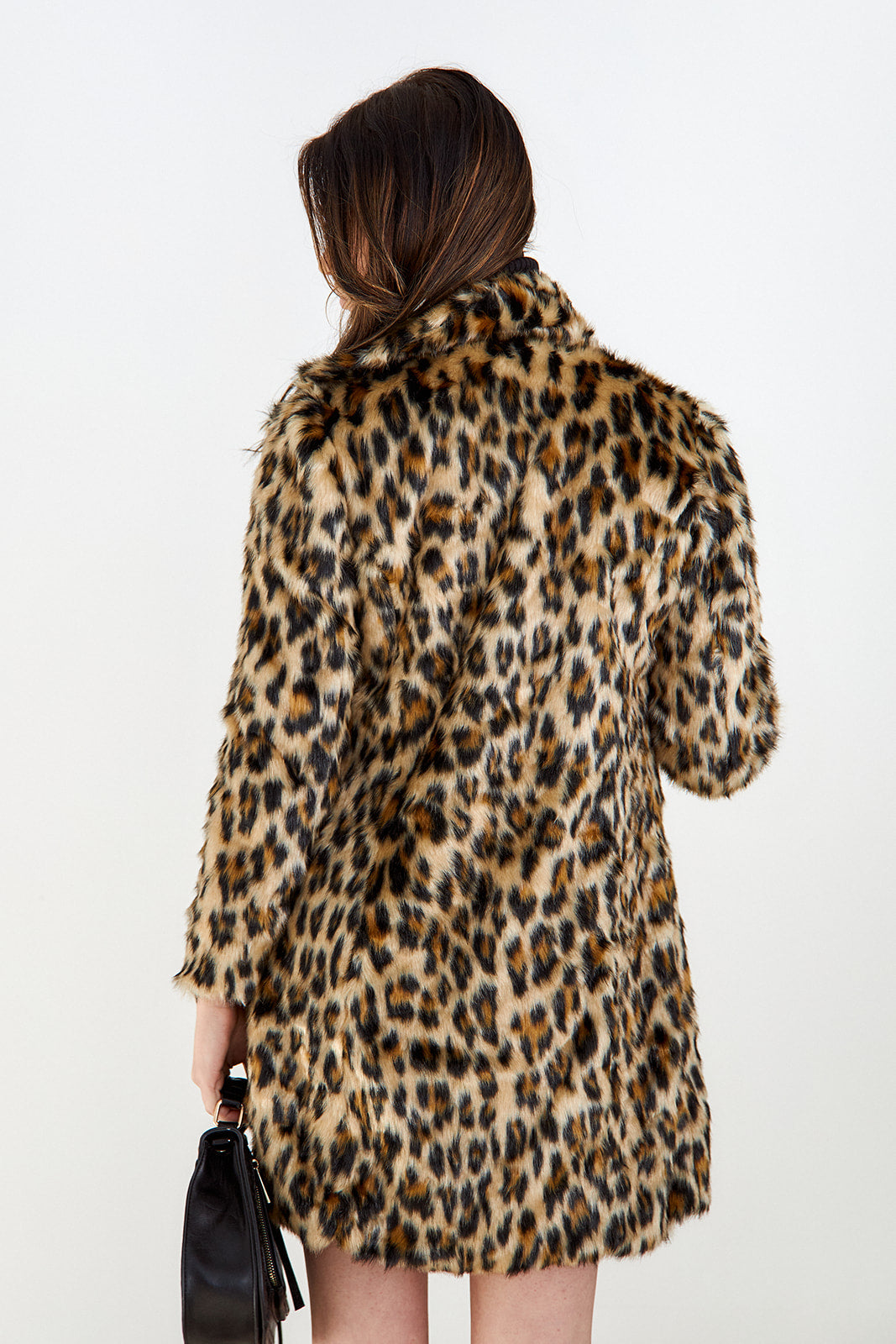 Rawson Leopard Faux Fur Coat