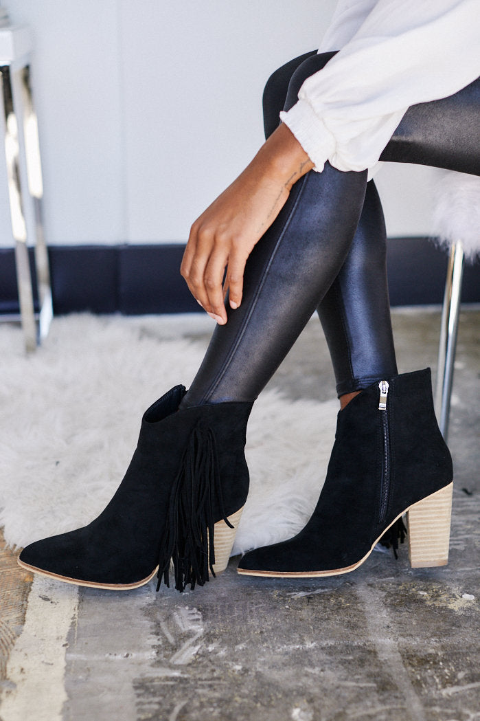 KINSLEY FRINGE BOOTIE