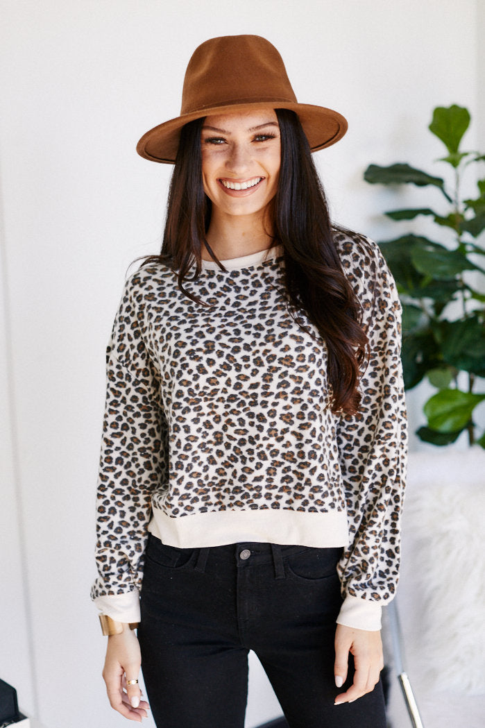 Z SUPPLY MULTI LEOPARD PULLOVE