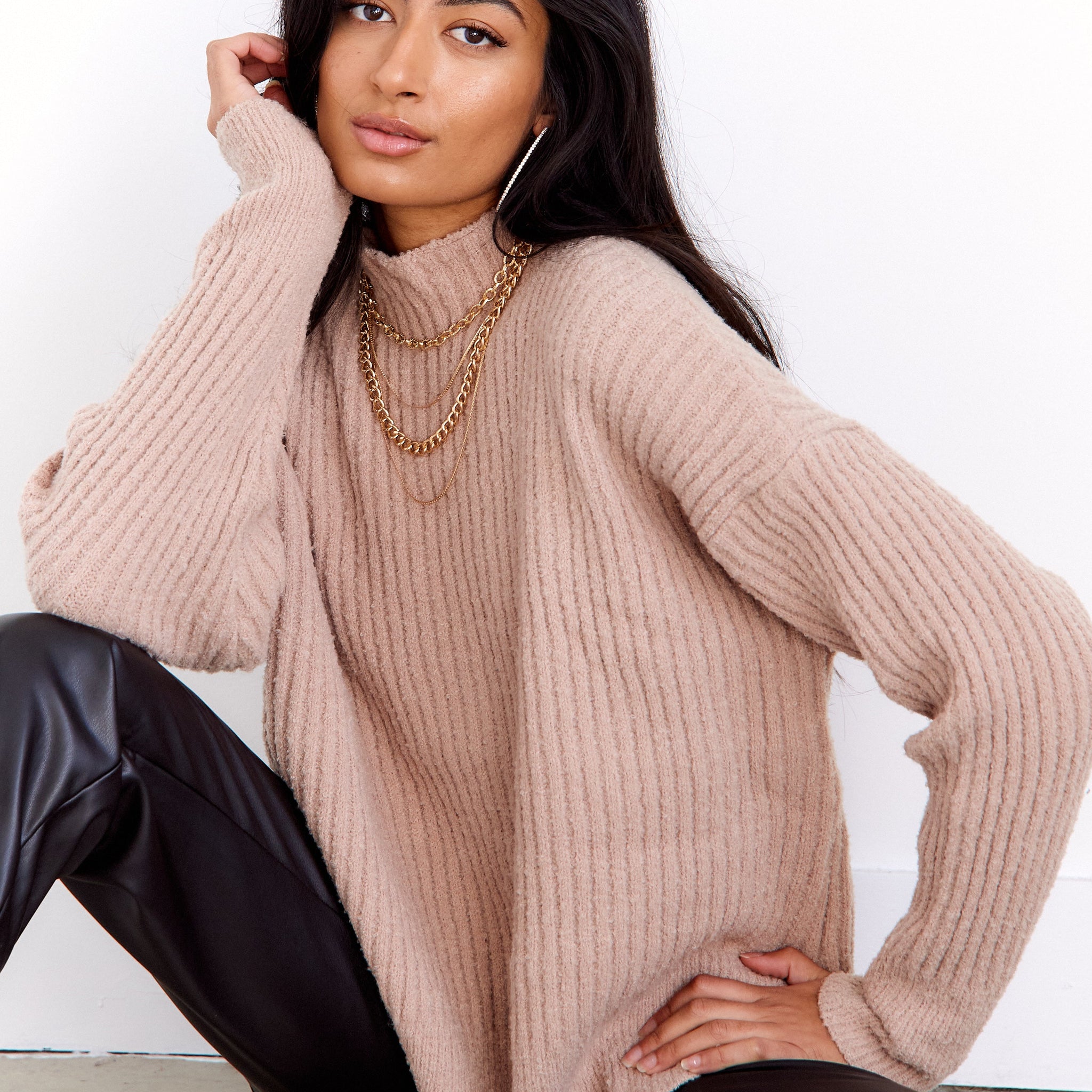SALE- Mia Ribbed Sweater