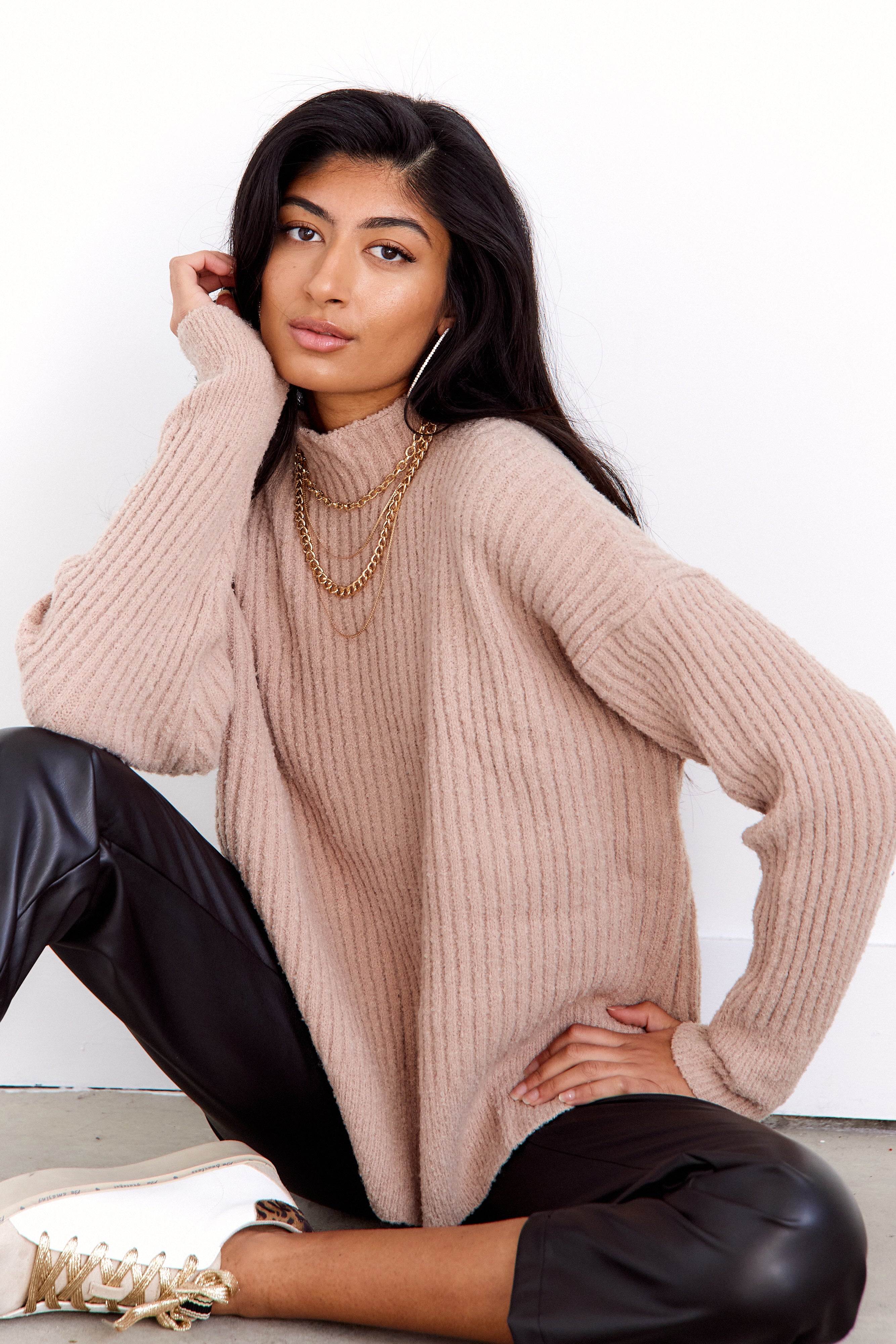 SALE- Mia Ribbed Sweater