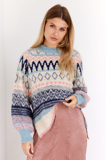 SALE - Charlotte Fair Printed Sweater