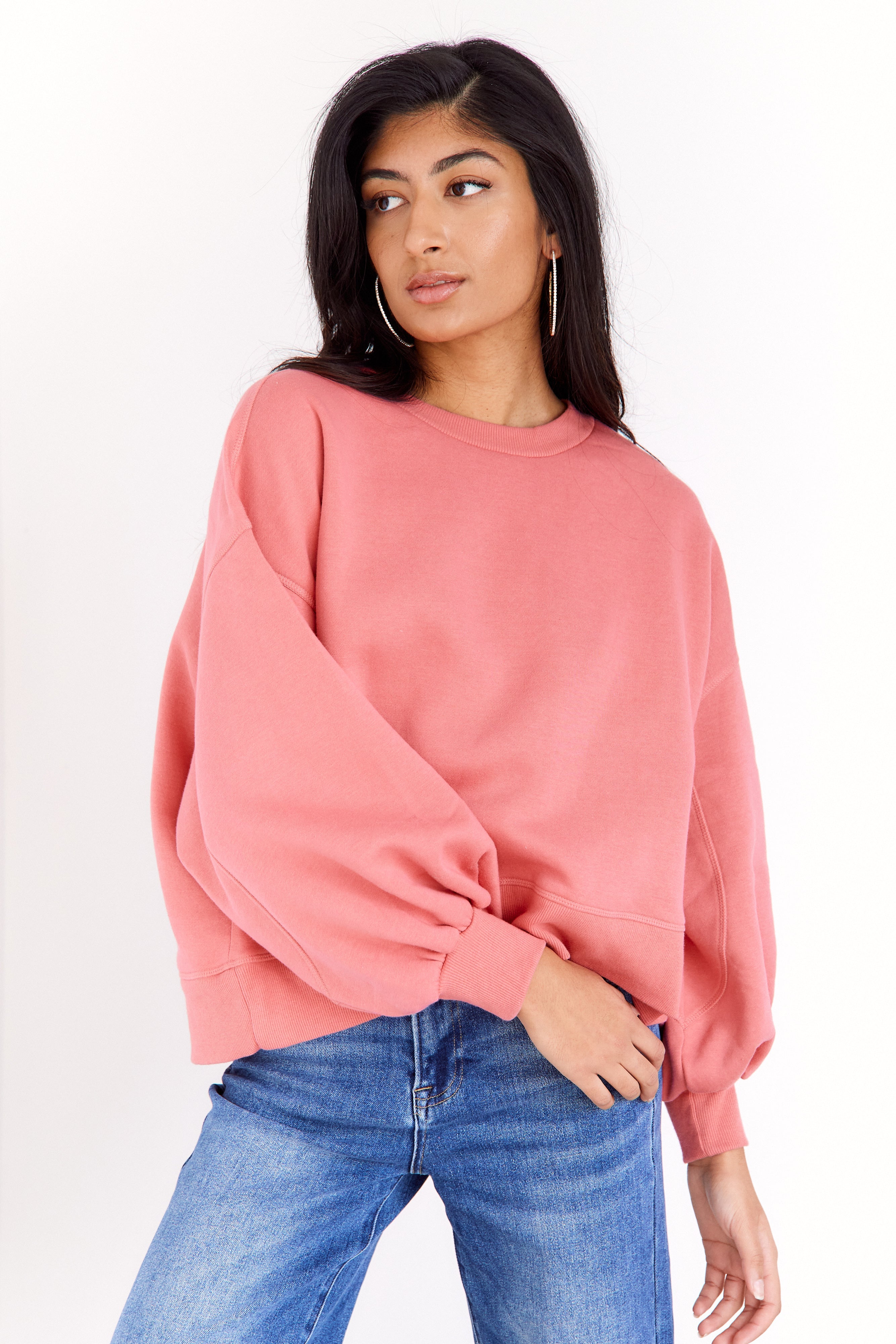 SALE - Monica Balloon Sleeve Sweatshirt