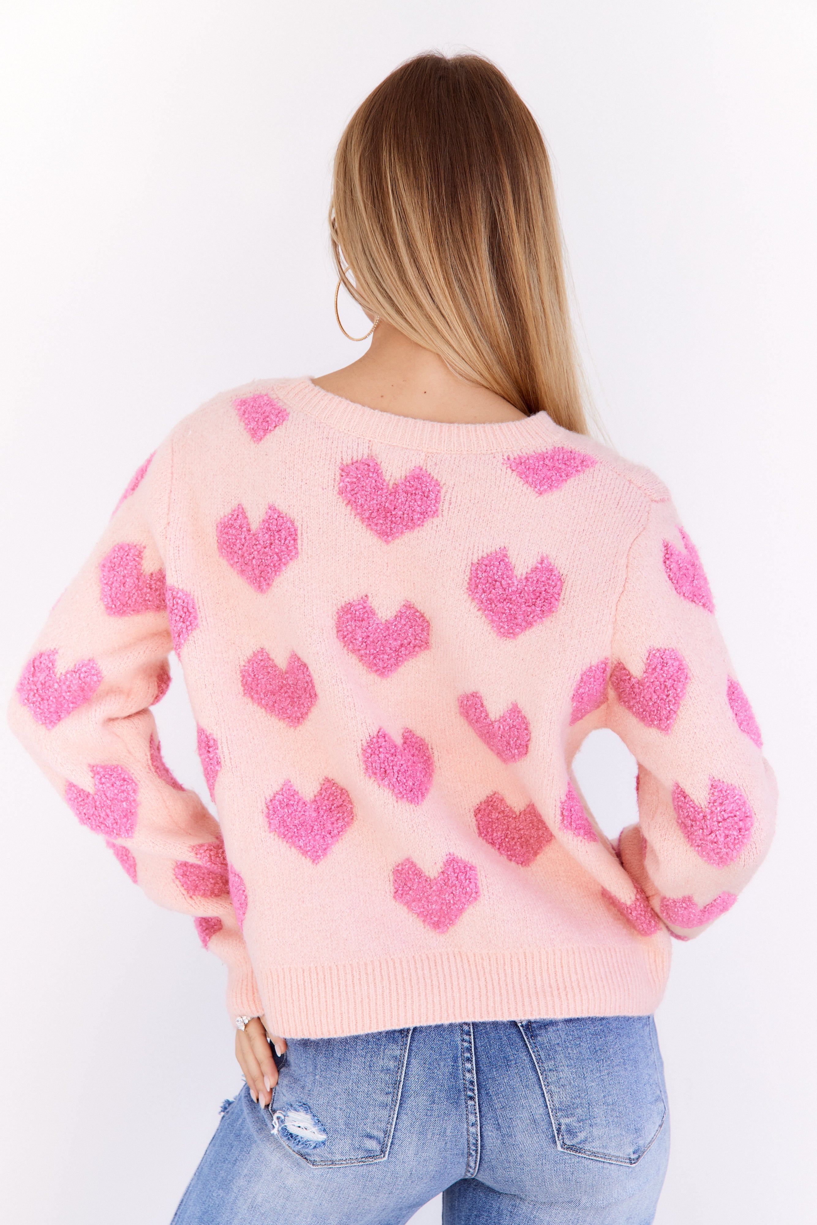 Alice Heart Pattern Sweater