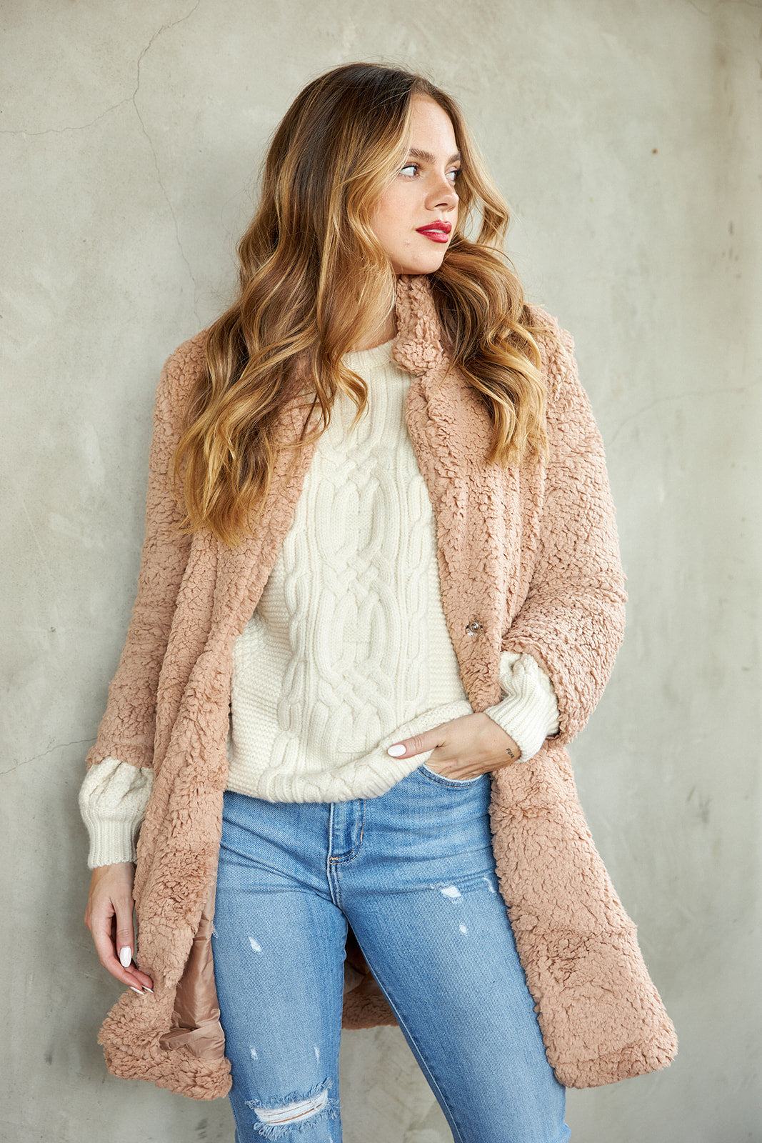 Kelzie Teddy Coat