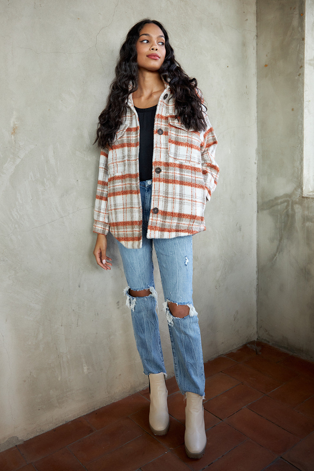 Hinton Plaid Button Down Shirt