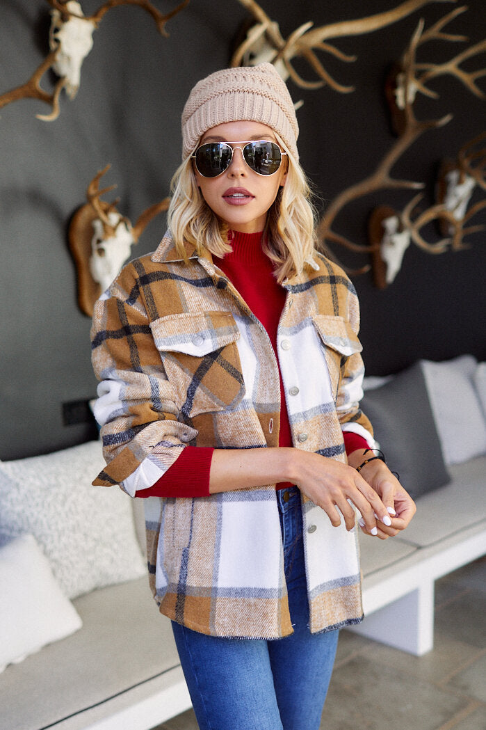 Tala Plaid Flannel Jacket