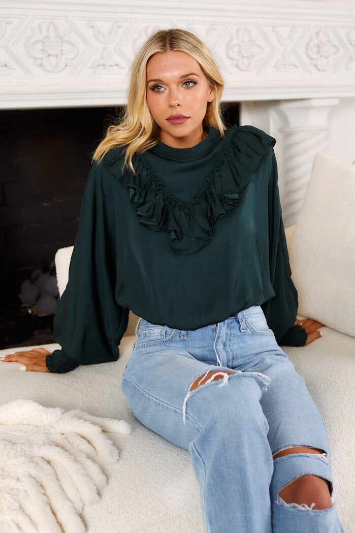 Stella Ruffle Detail Blouse
