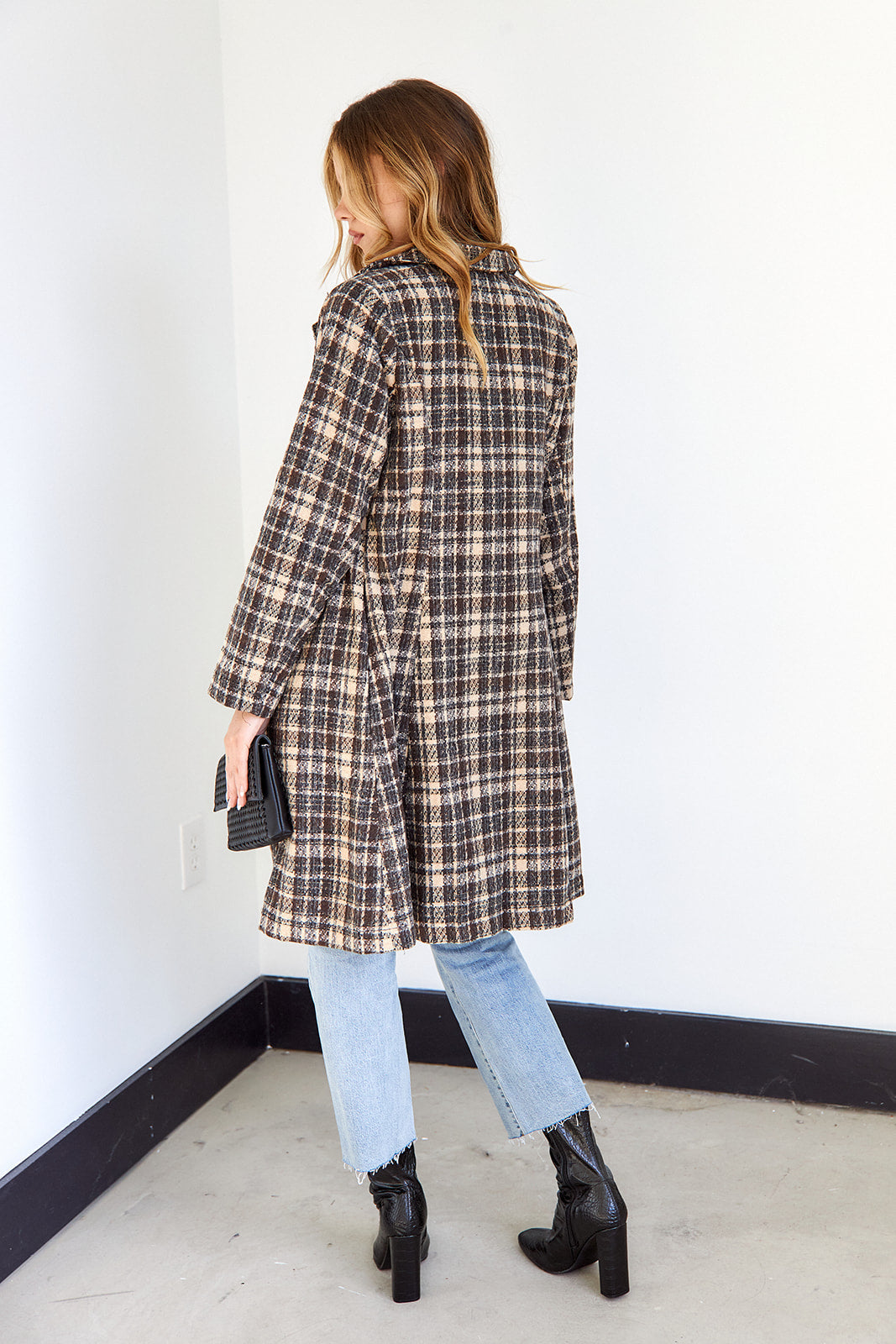 Connie Plaid Coat
