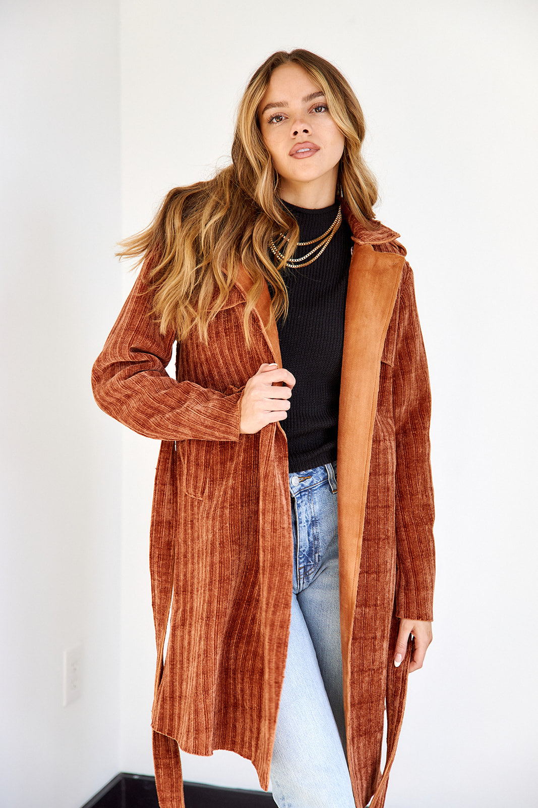 Leesway Corduroy Coat