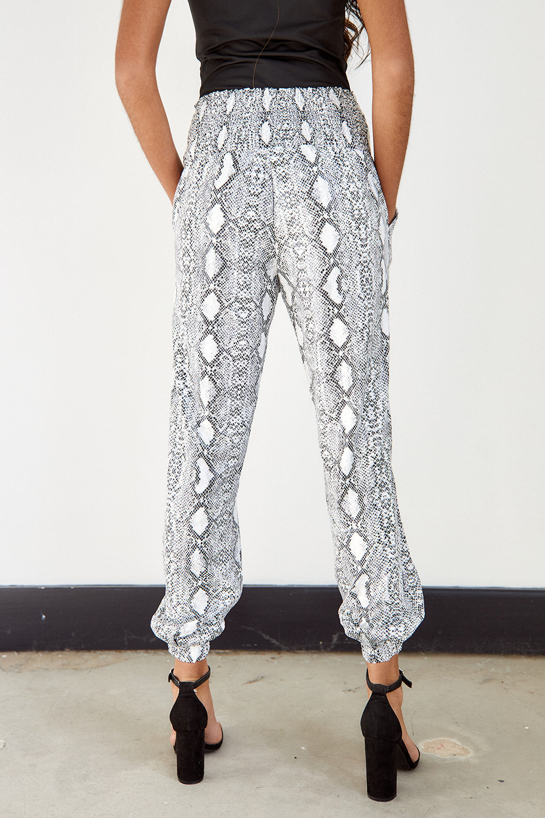 Waller Faux Leather Jogger