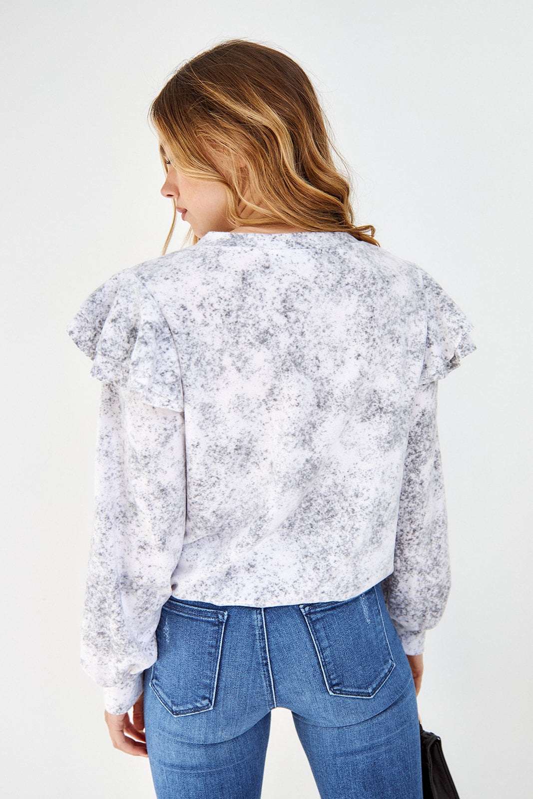 Escada Ruffle Detail Sweatshirt