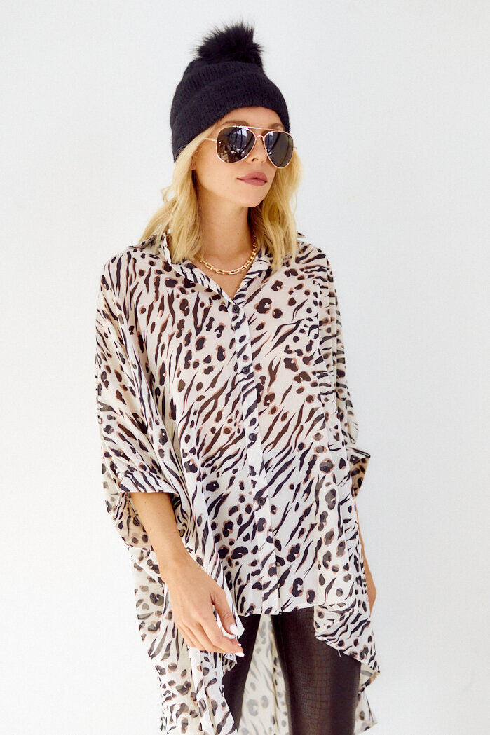 Merelette Animal Print Tunic