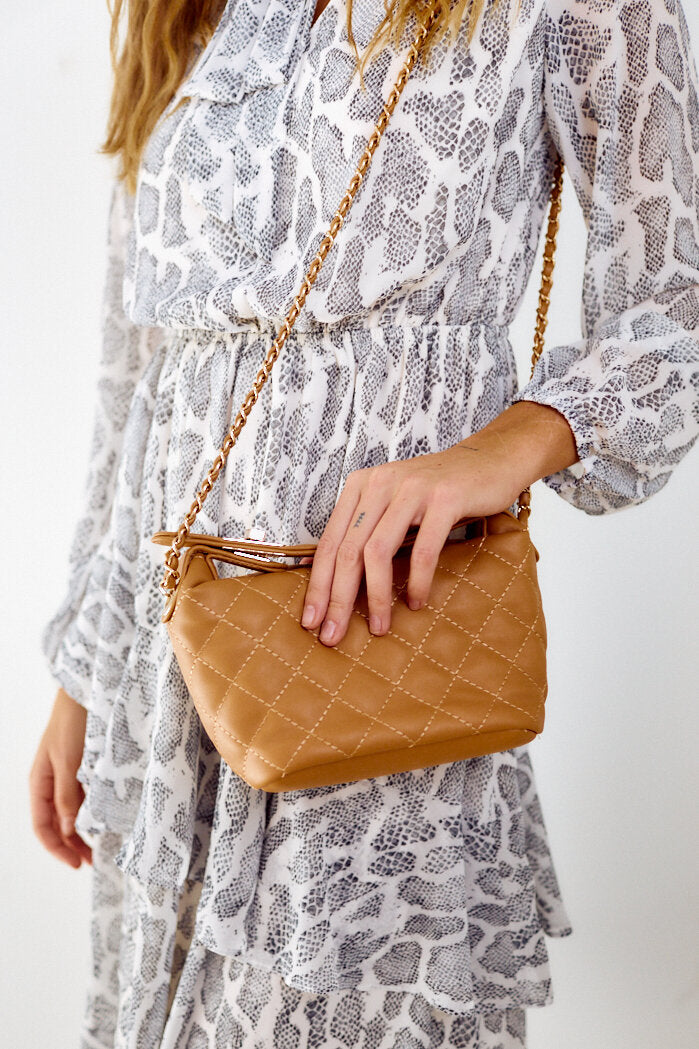 Chandler Quilted Bucket Bag