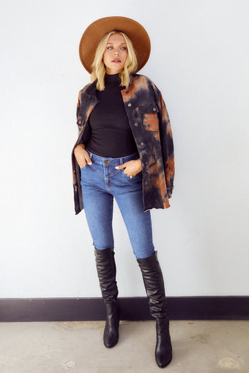 Rylan Tie Dye Button Down Shirt