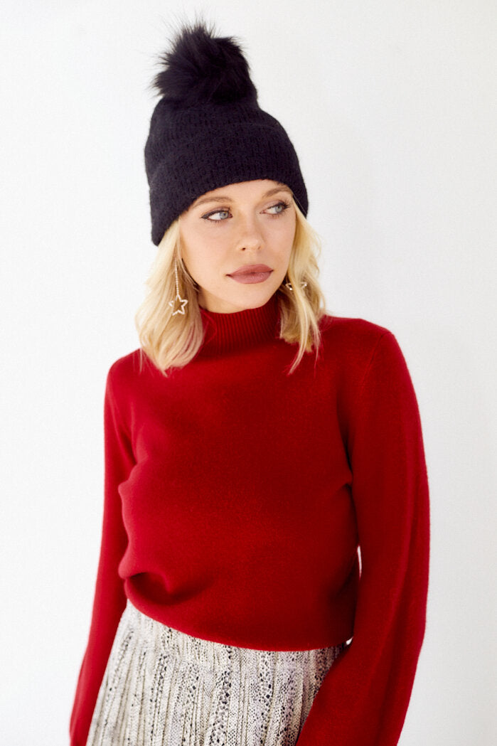 Claudie Puff Sleeve Sweater