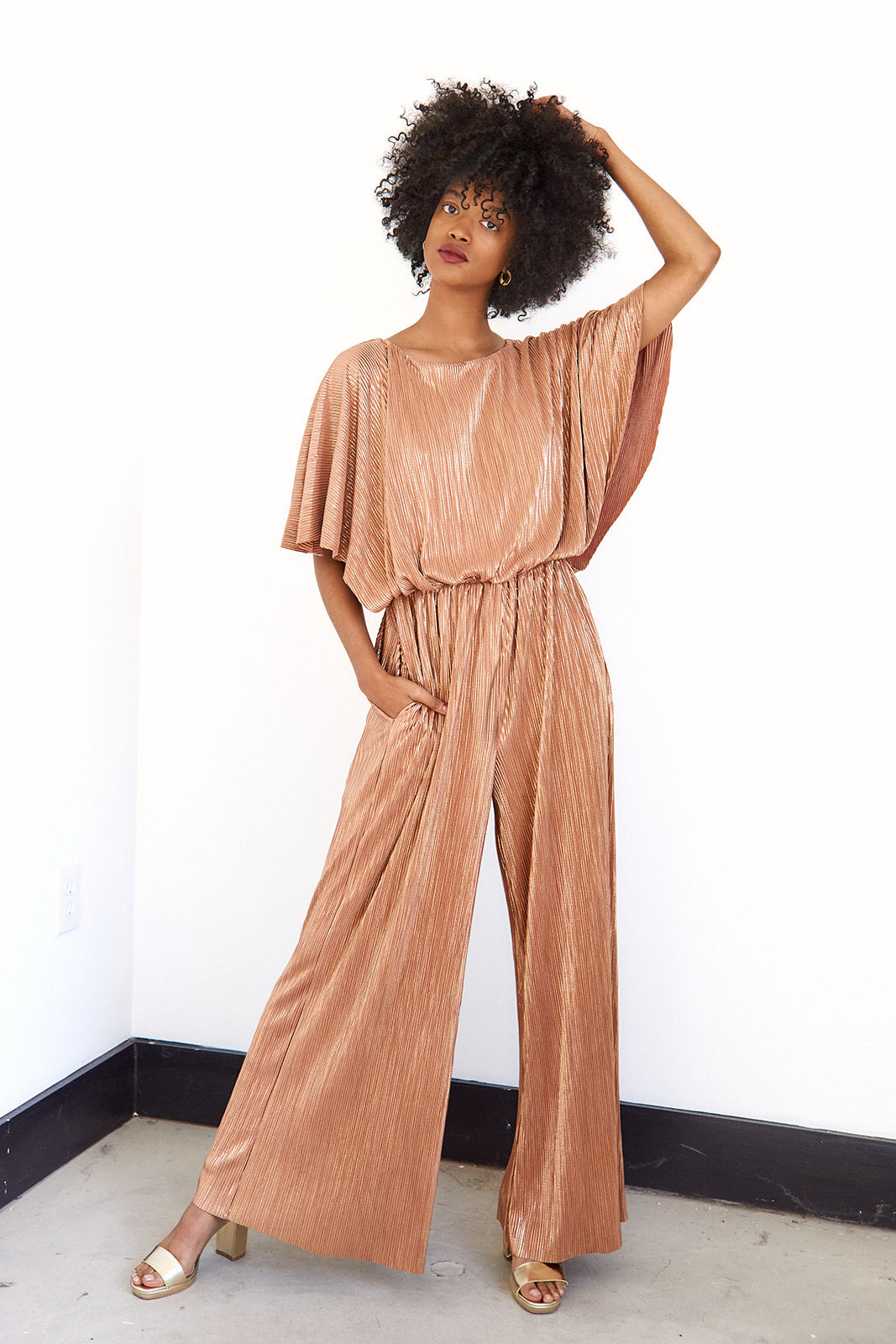 Brixton Metallic Jumpsuit