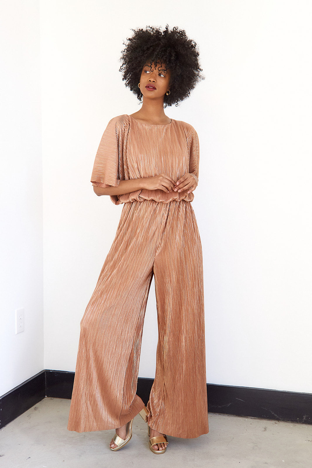 Brixton Metallic Jumpsuit