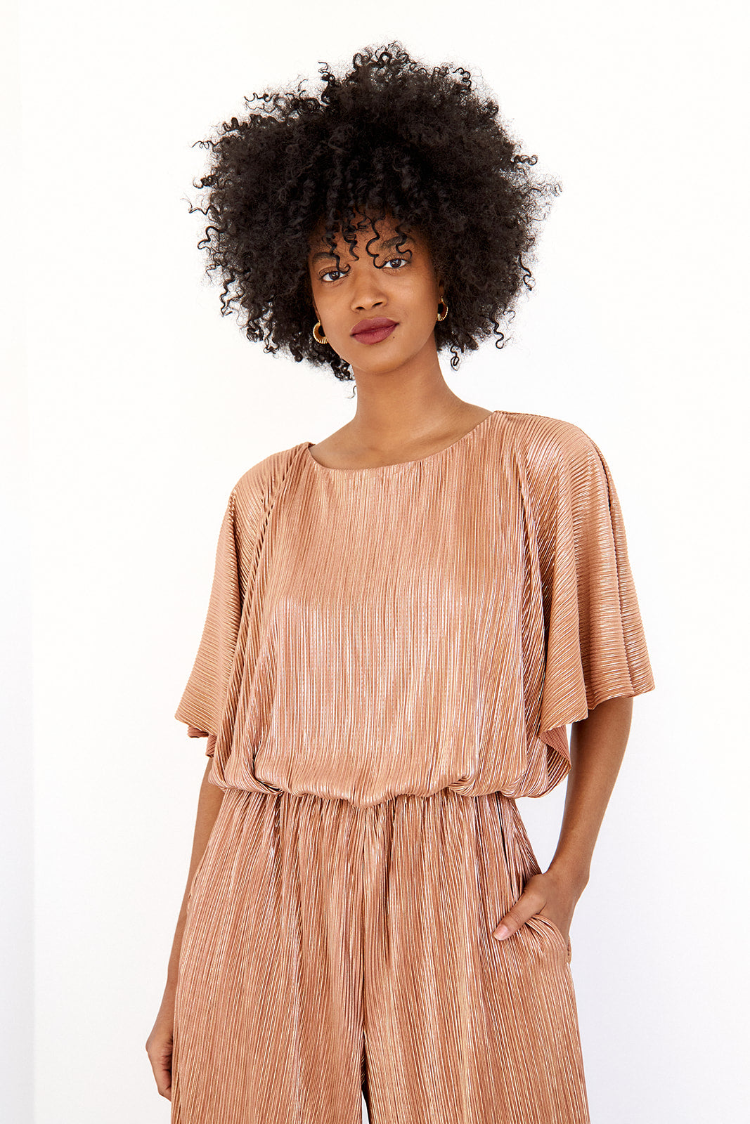Brixton Metallic Jumpsuit