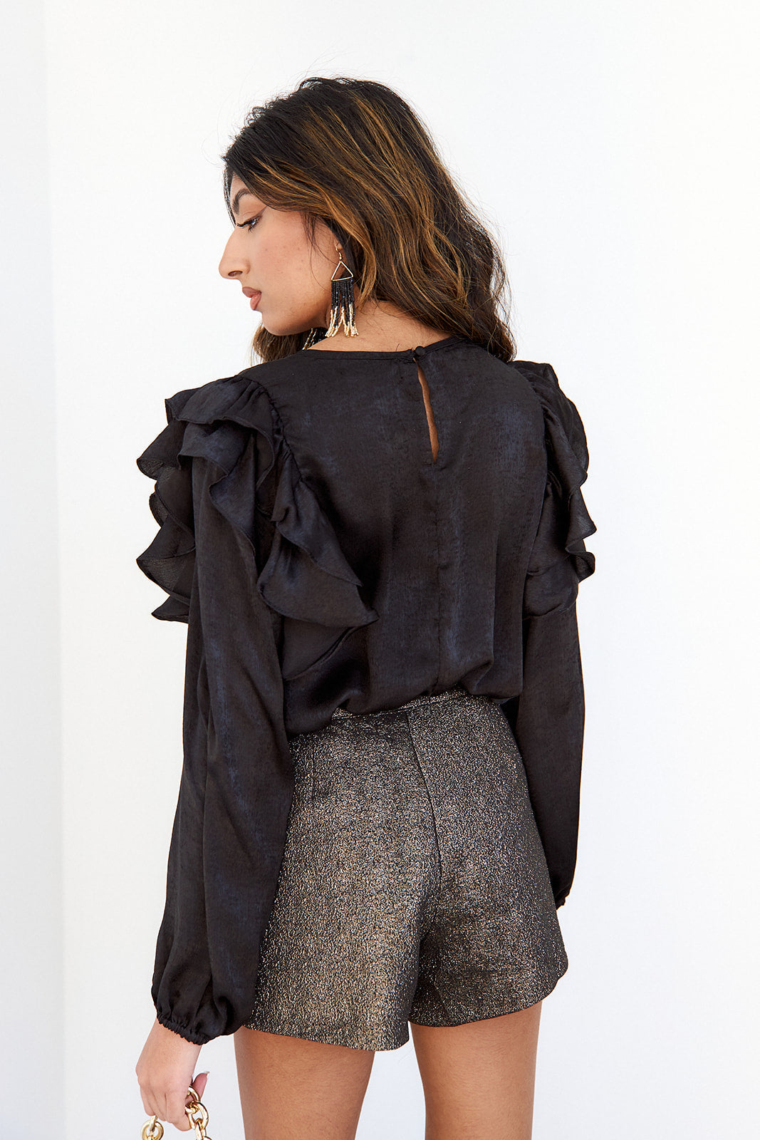 Mercy Metallic Detail Shorts
