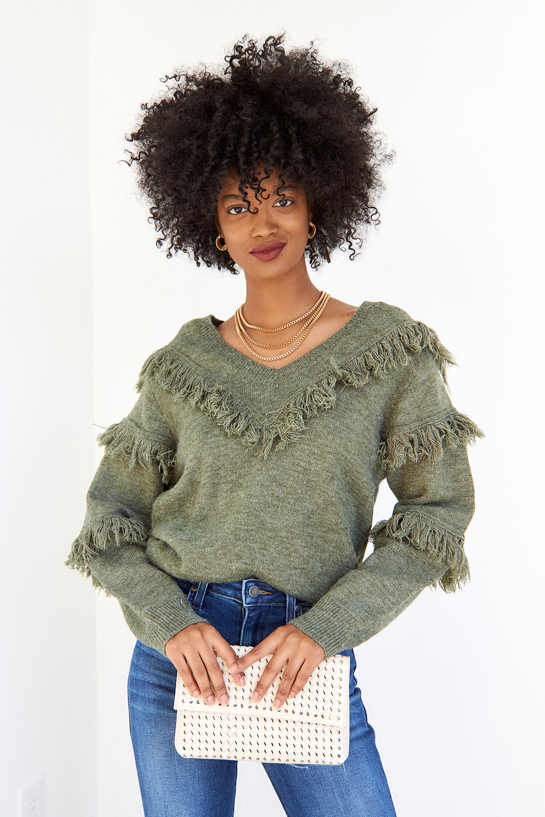 Taos Fringe Detail Sweater