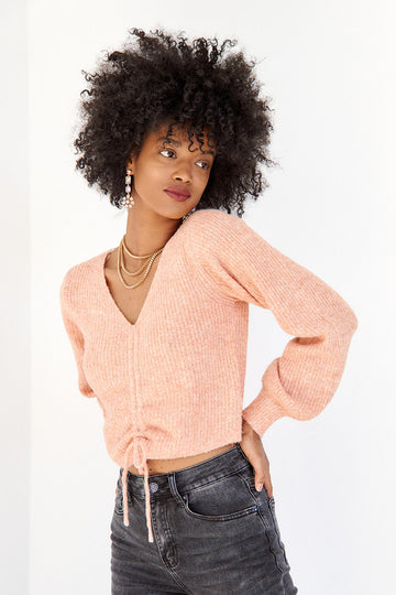 Arleigh Rouched Sweater