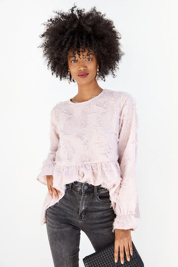 Gemma Long Sleeve Lace Blouse