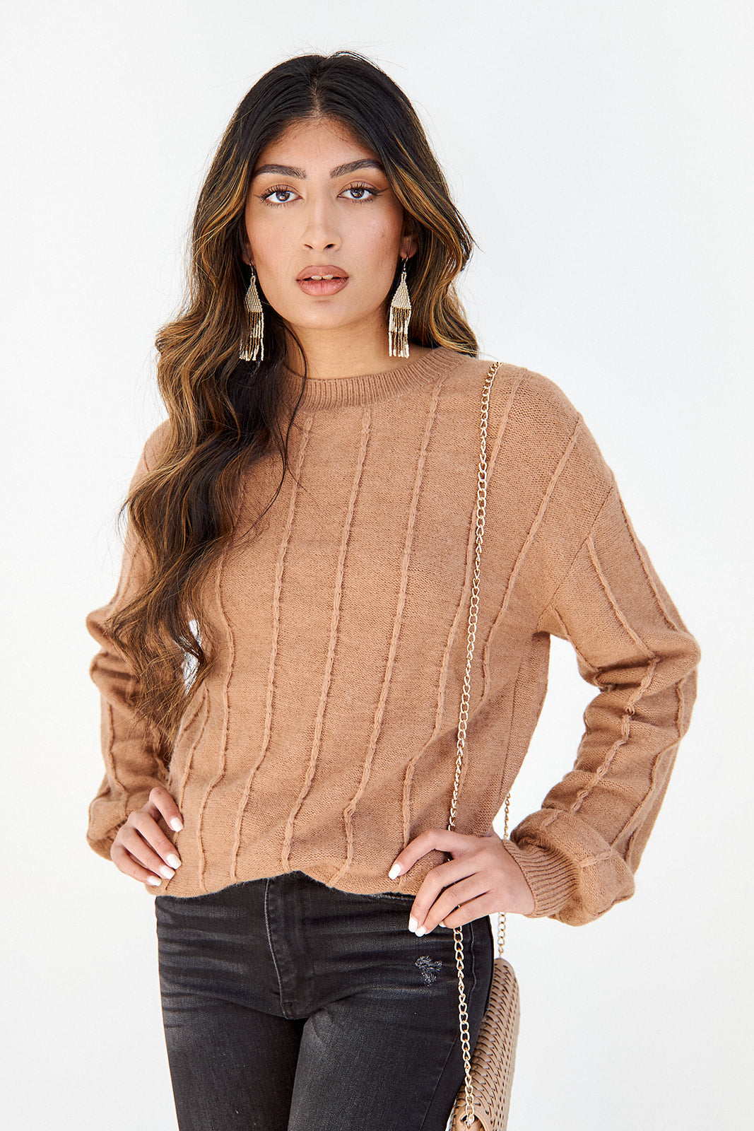 Nailah Textured Sweater