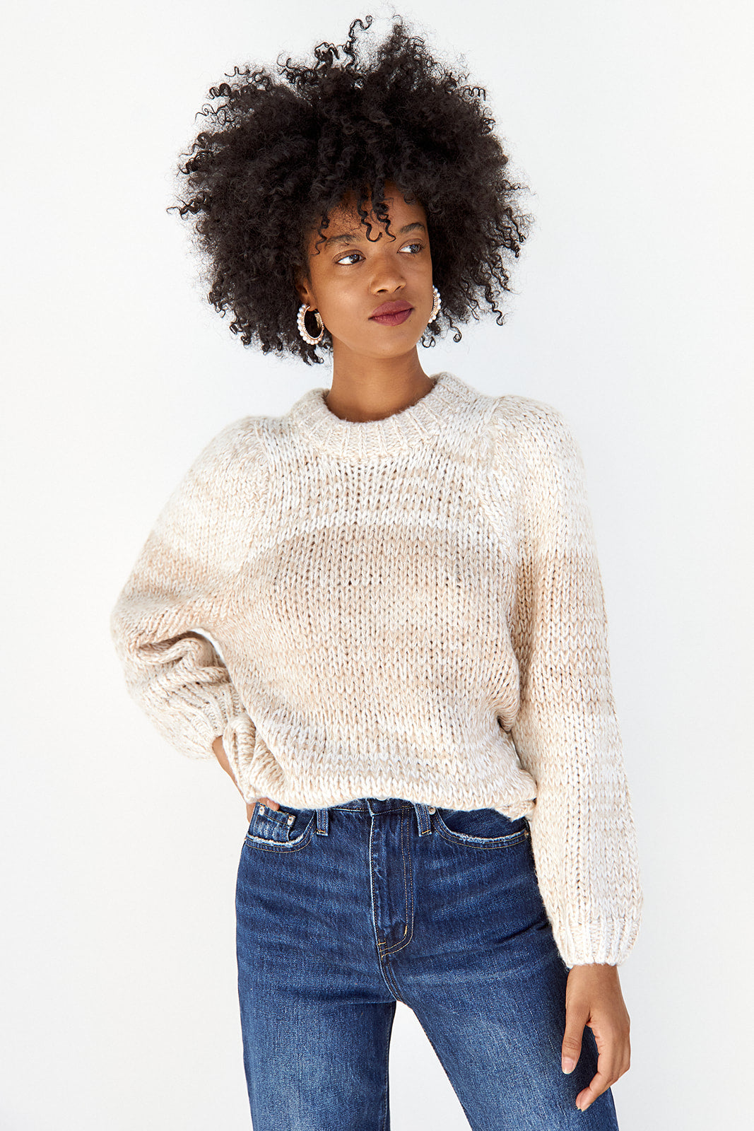 Lou Balloon Sleeve Sweater