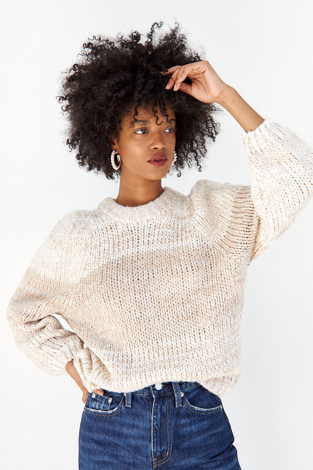 Lou Balloon Sleeve Sweater