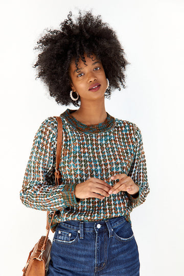 Britten Contrast Knit Sweater