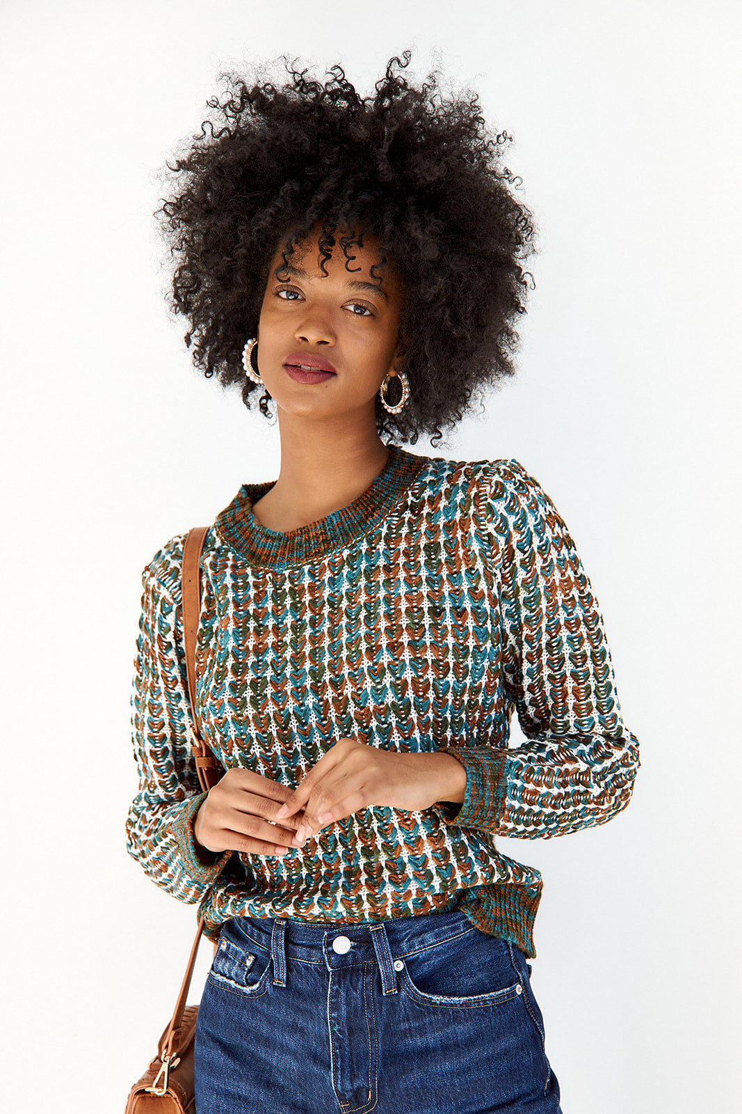 Britten Contrast Knit Sweater