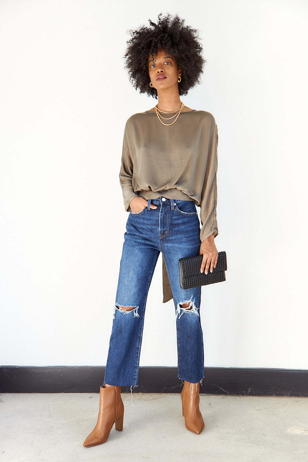 Beckie Tie Back Blouse