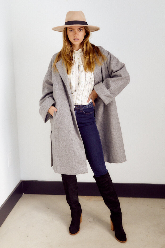 France Oversized Swing Coat