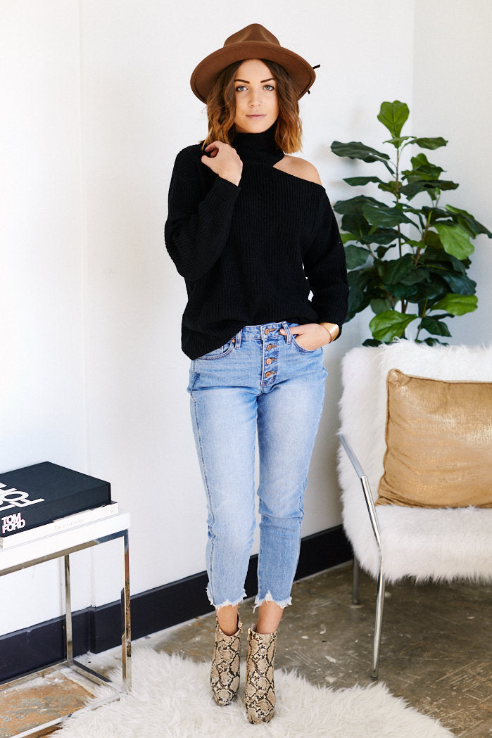 Kennedy Cut-Out Sweater
