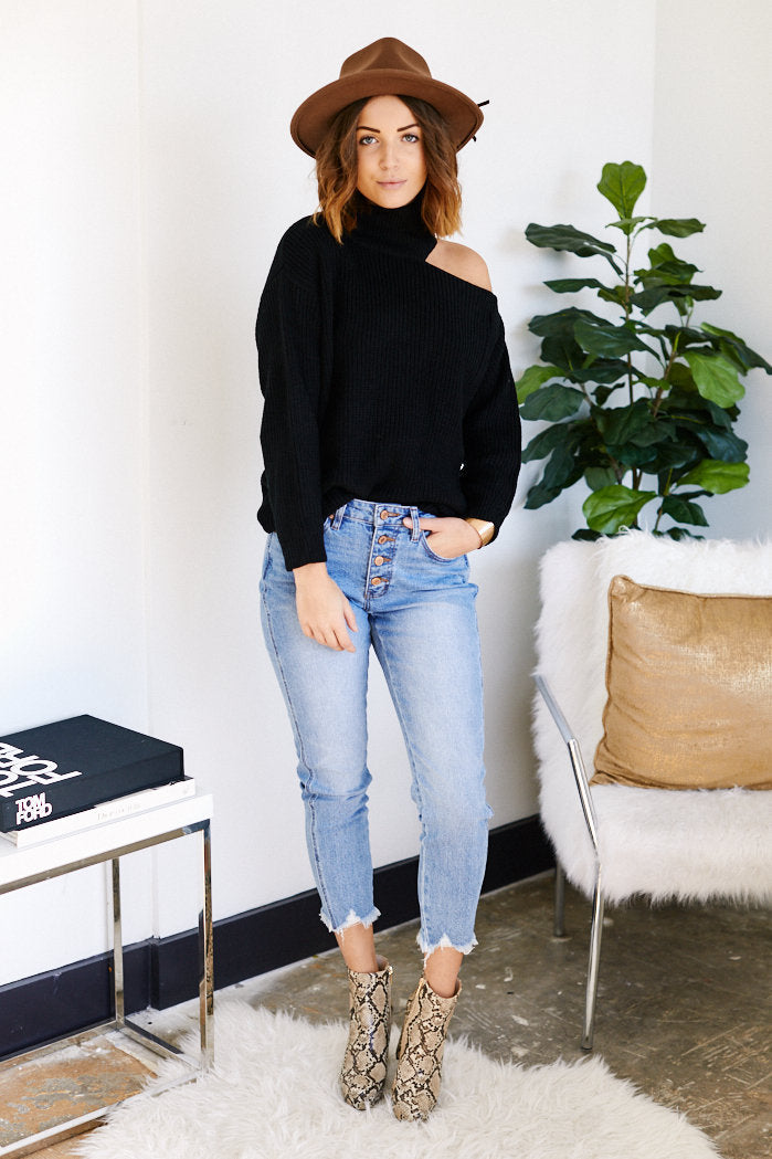 Kennedy Cut-Out Sweater