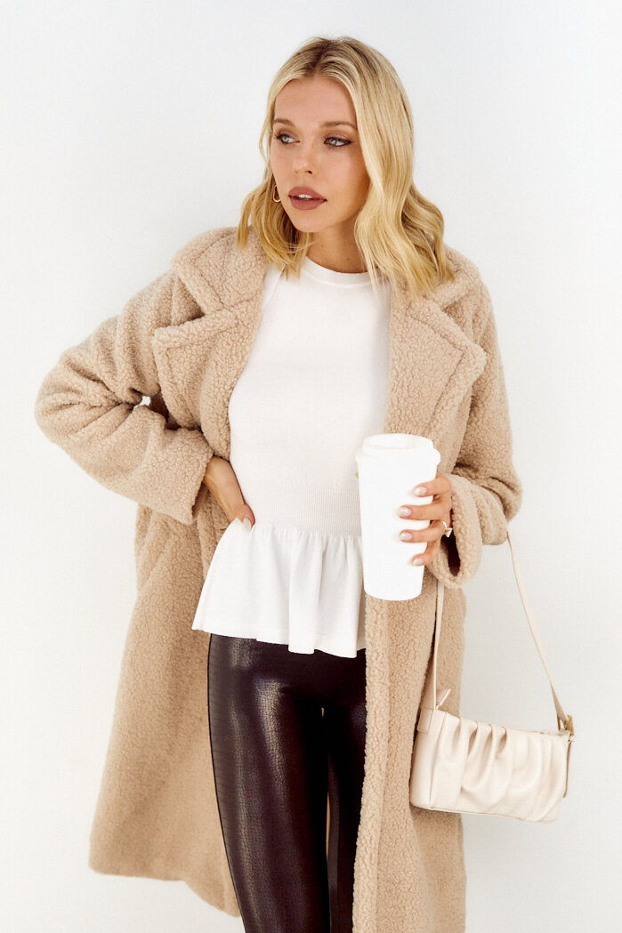 Sibley Faux Shearling Coat