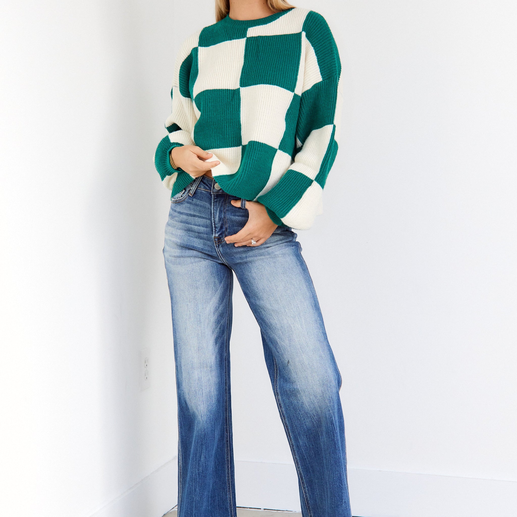Reagan Wide Leg High Waisted Jeans