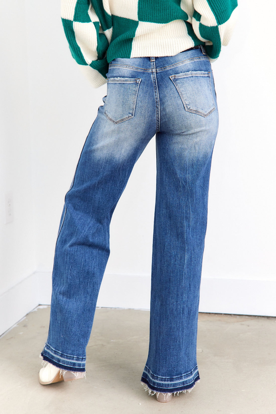 Reagan Wide Leg High Waisted Jeans