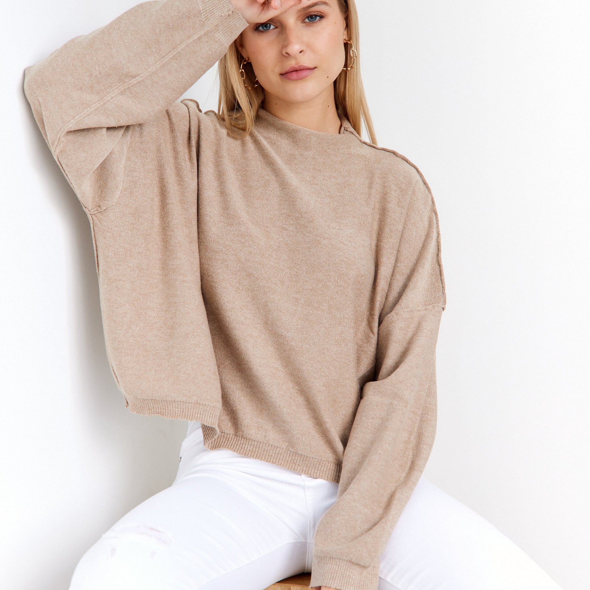SALE - Elowen Seam Detail Sweater