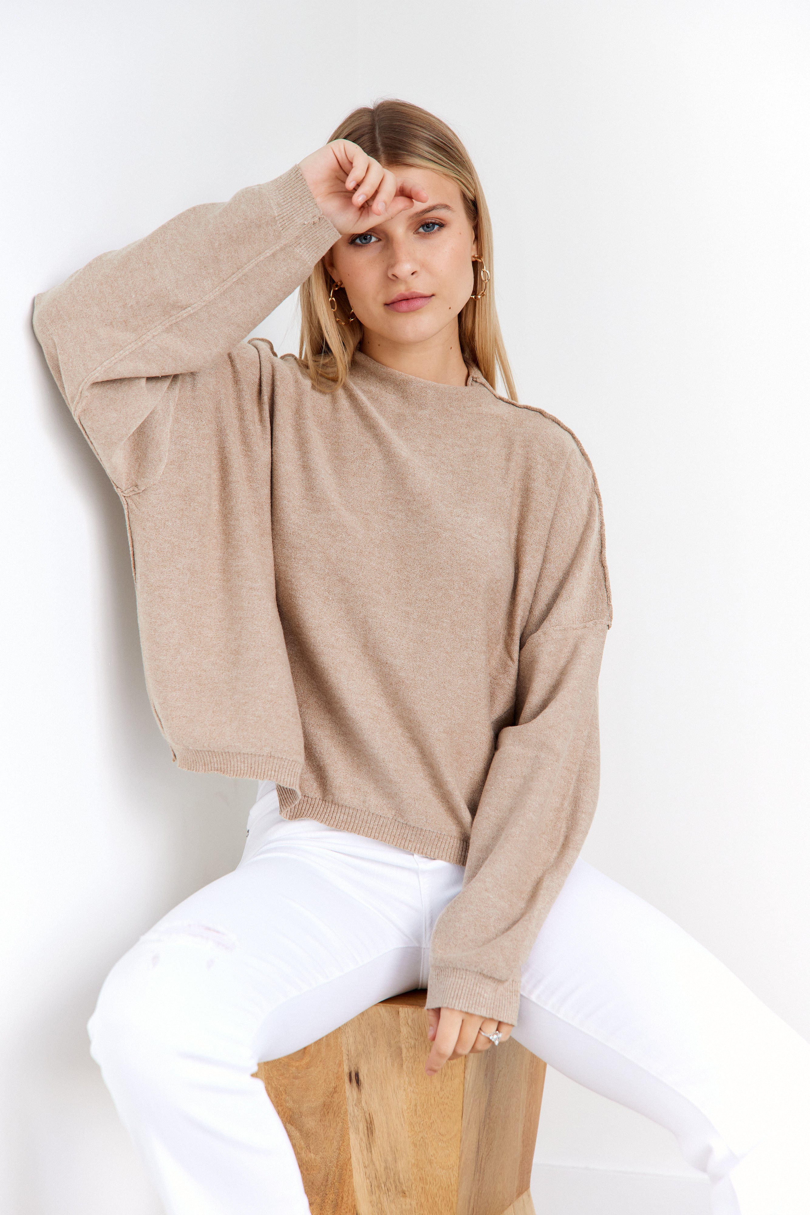 SALE - Elowen Seam Detail Sweater