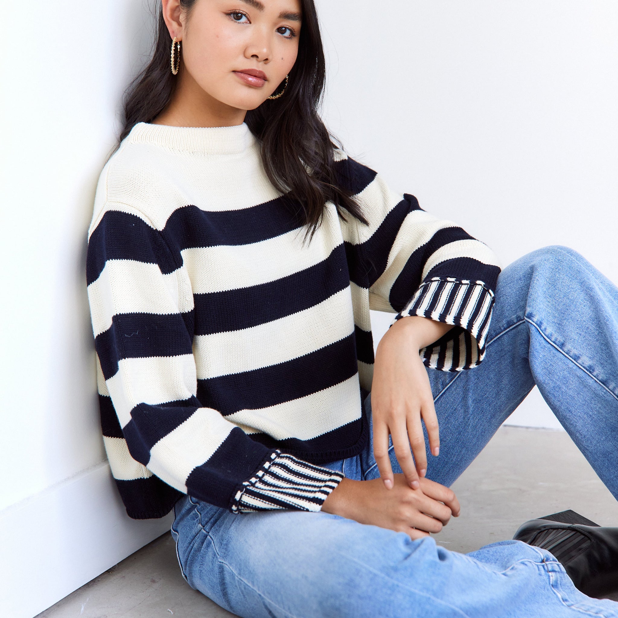 SALE - Clara Striped Sweater