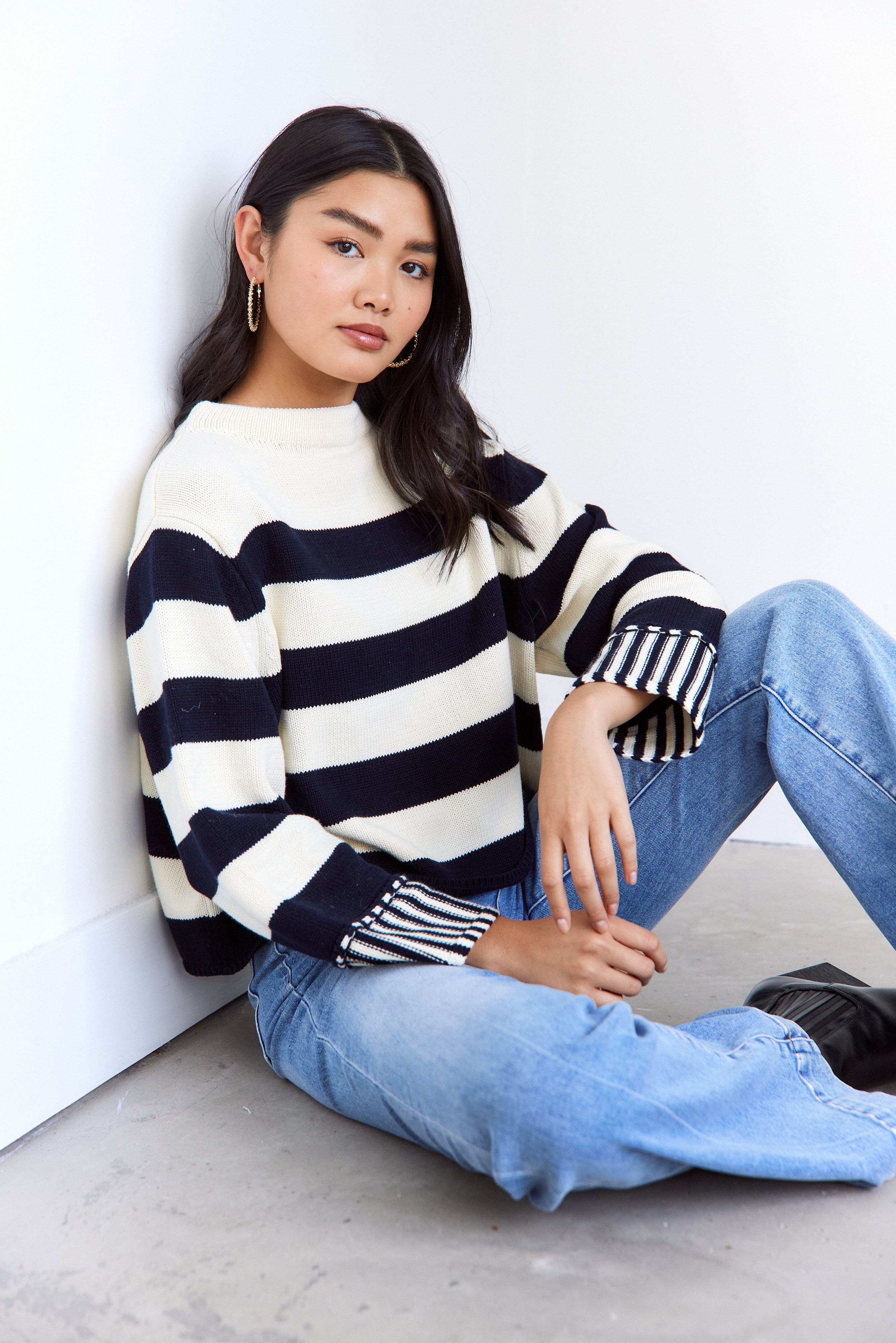 SALE - Clara Striped Sweater