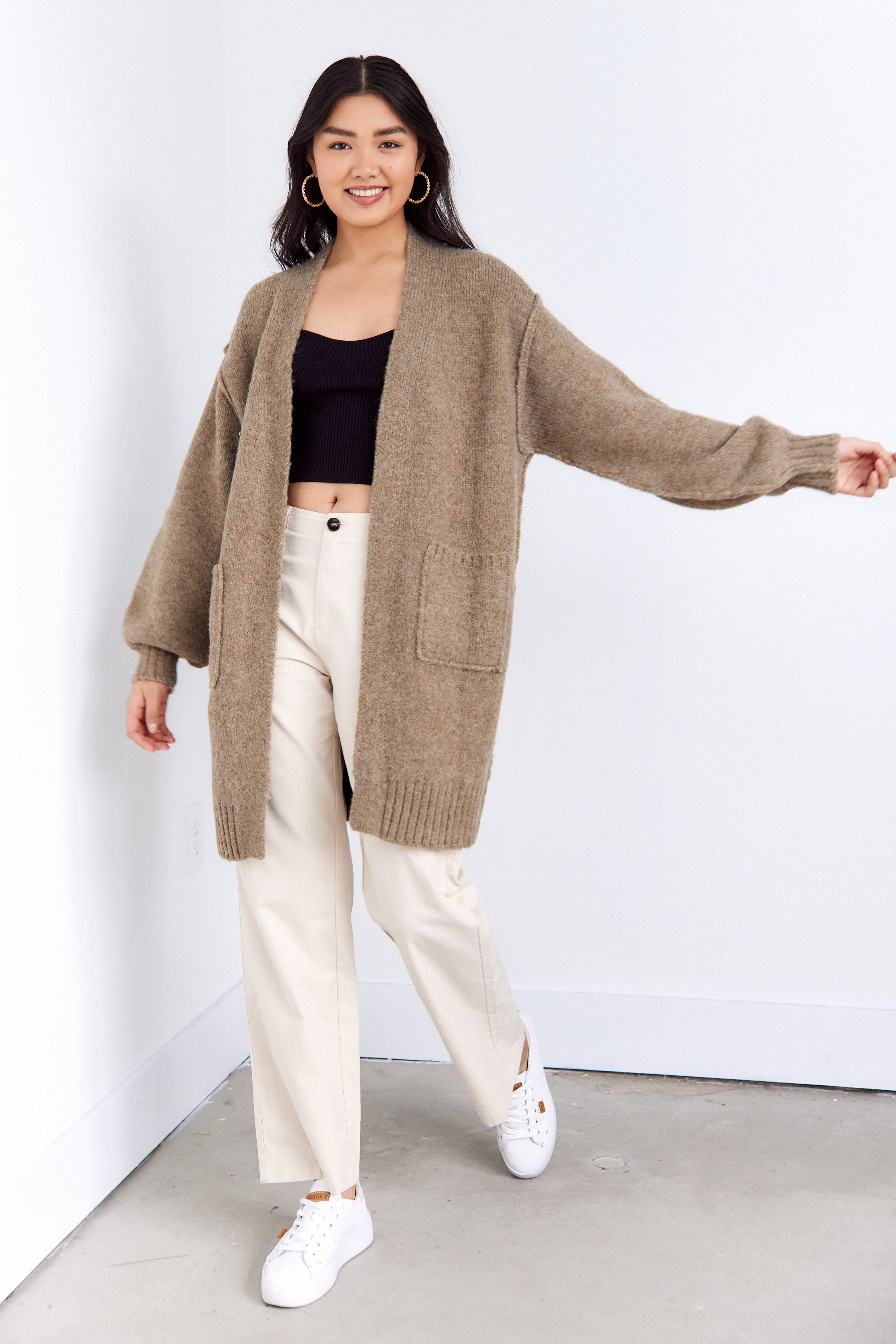 SALE - Dahlia Long Knit Cardigan