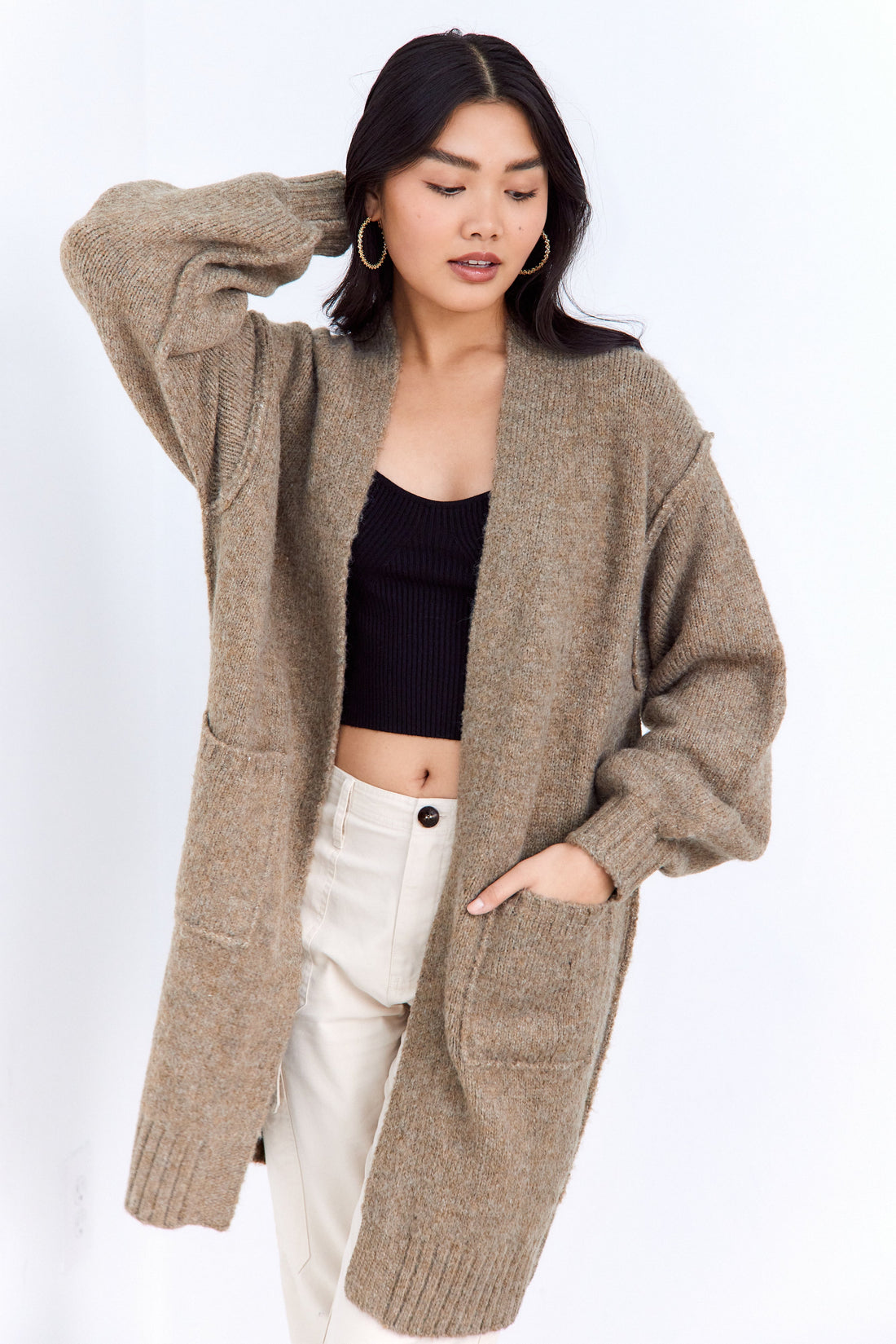 SALE - Dahlia Long Knit Cardigan