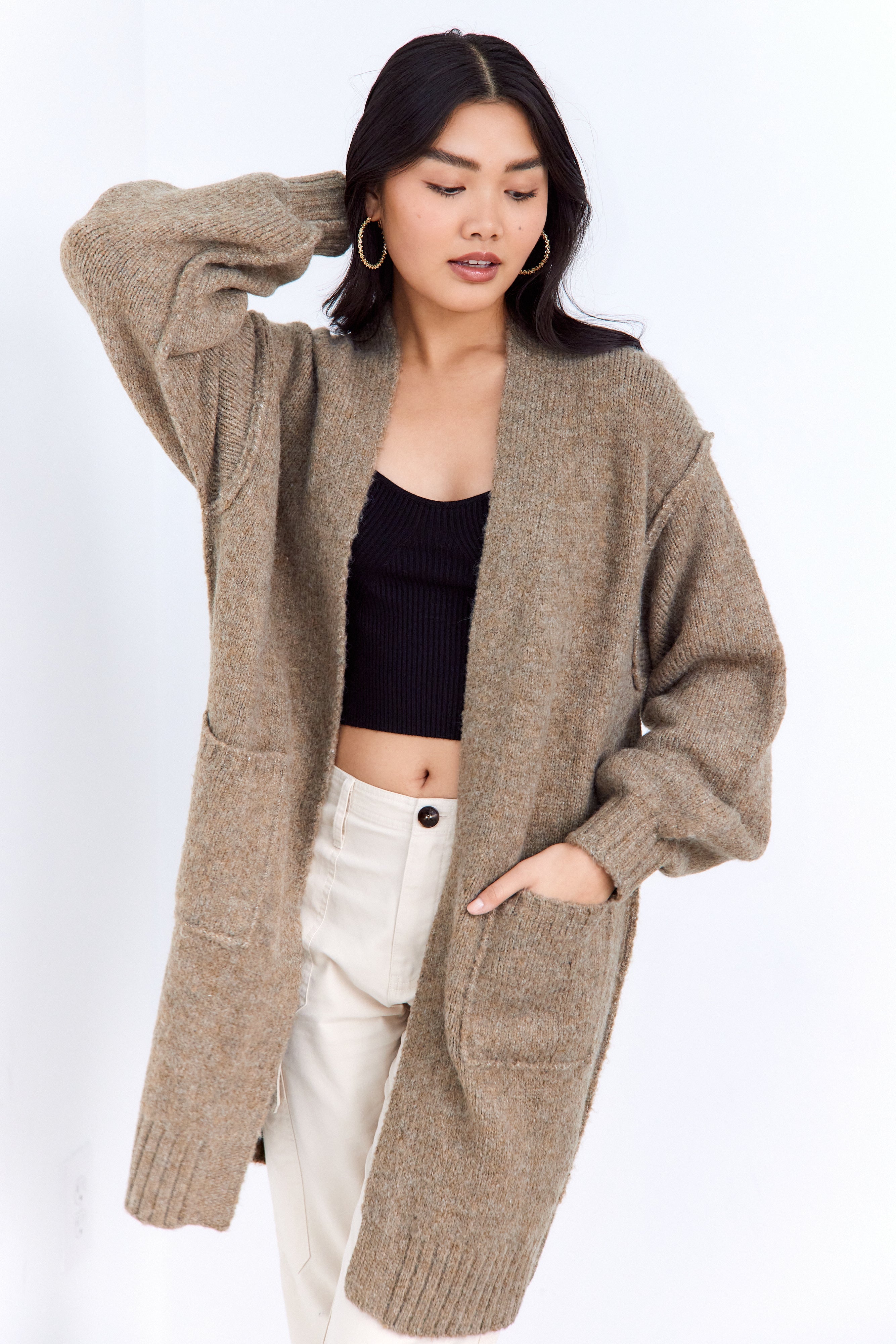 SALE - Dahlia Long Knit Cardigan