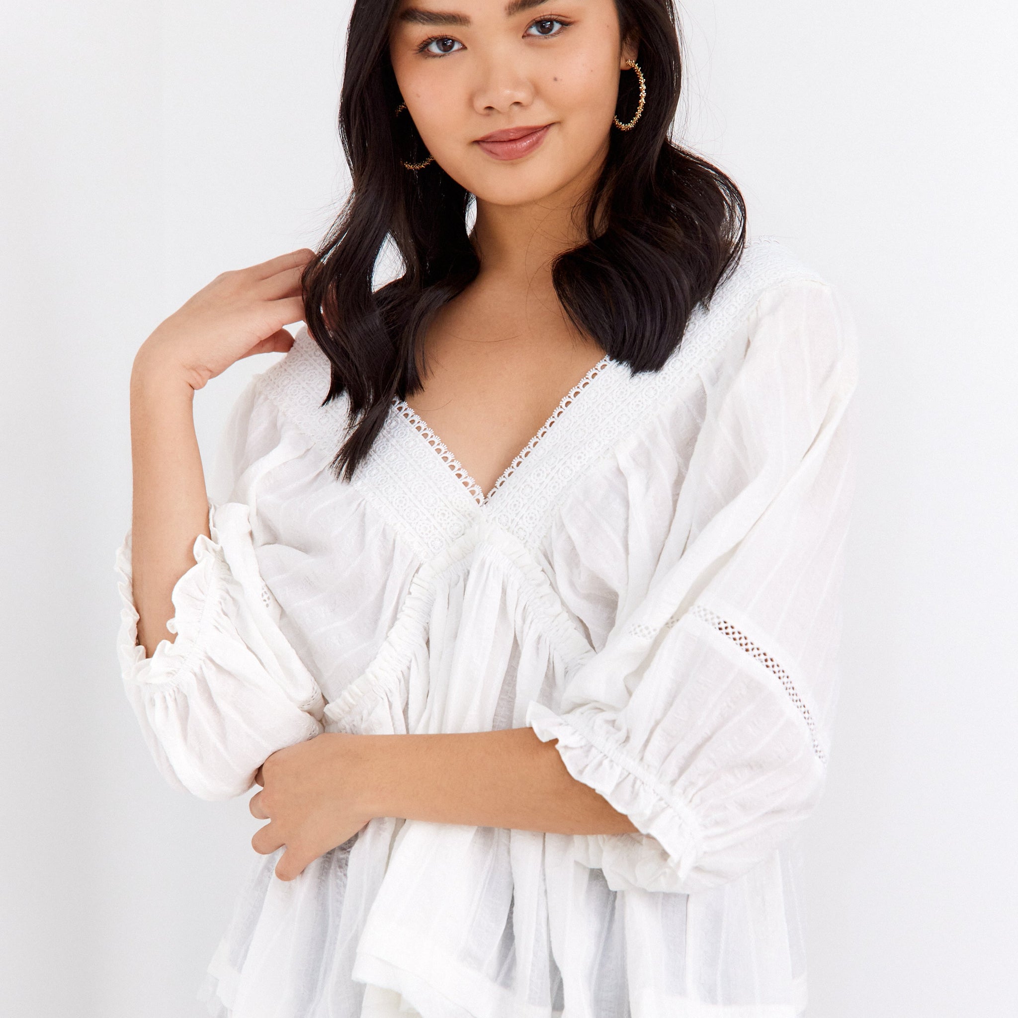 Banyon Peasant Blouse