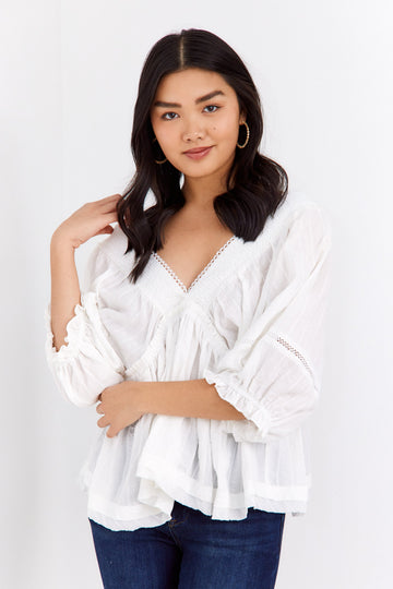 Banyon Peasant Blouse