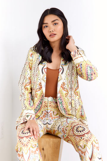 SALE - Quincy Paisley Blazer